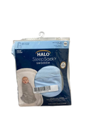 used Halo SleepSack Swaddle, Newborn, Baby Blue