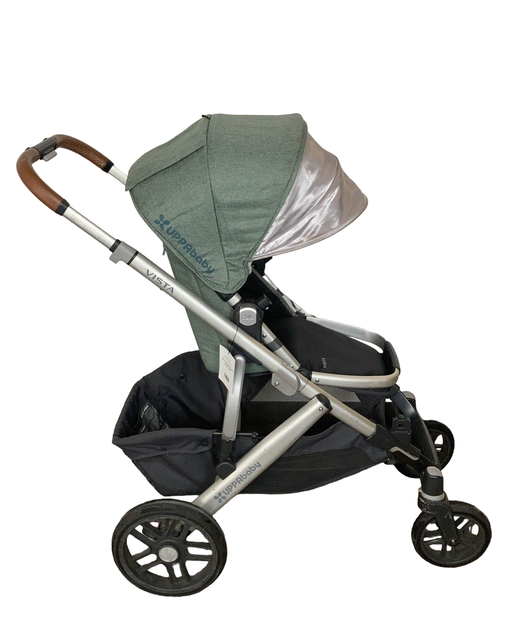 secondhand UPPAbaby VISTA Stroller, Emmett (Green Melange), 2019