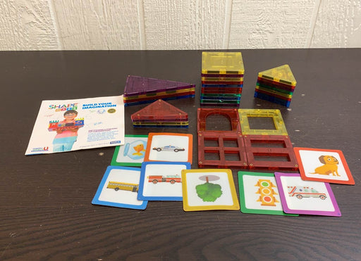 used Shapemags Magnet Building Tiles
