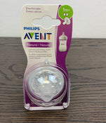 used Philips Avent Natural Medium Flow Nipples, 2pk