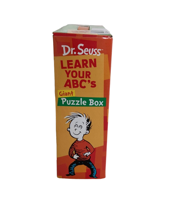 secondhand Dr. Seuss Learn Your ABC’s Giant Puzzle Box