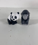 secondhand Fisher Price Little People Musical Animal Zoo Train, - blue