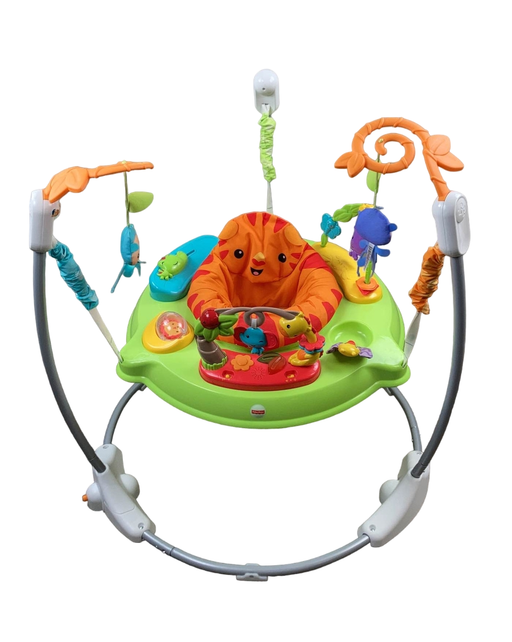 used Fisher Price Jumperoo Activity Center, Roaring Rainforest