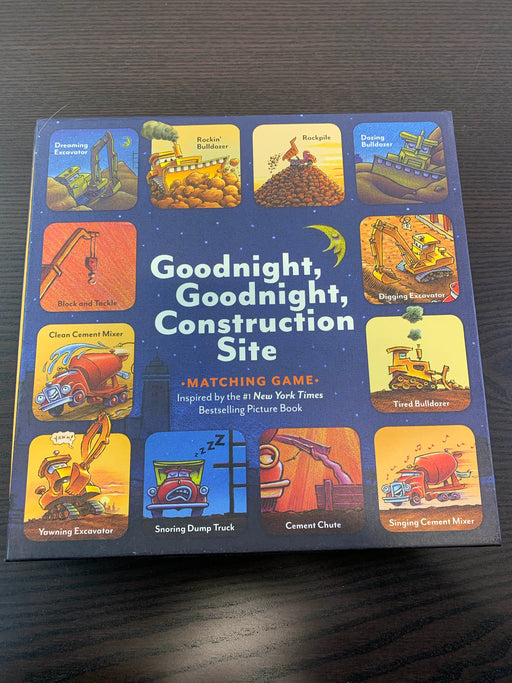 Shop Goodnight Construction Site Matching Game at GoodBuy Gear