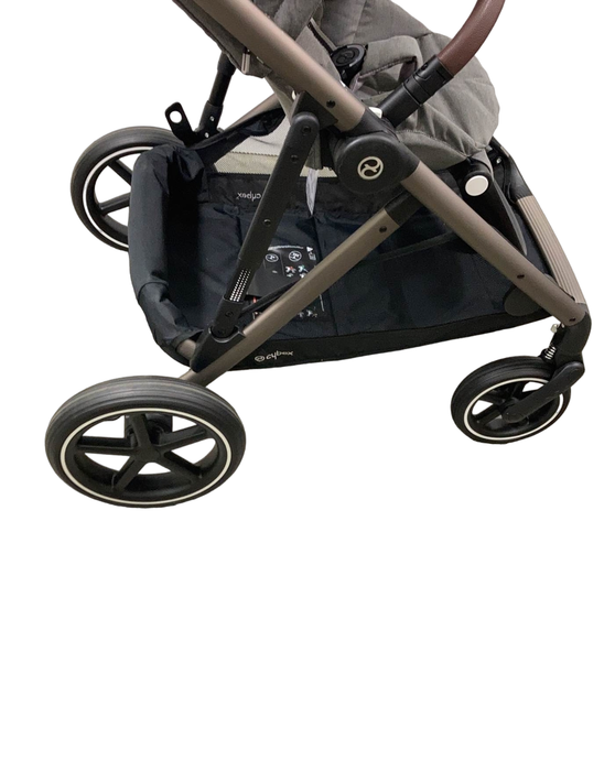 used Cybex Gazelle S Modular Stroller, 2021, Taupe Frame, Soho Grey