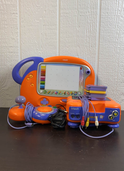 used VTech V.Smile Deluxe TV Learning System, with Games