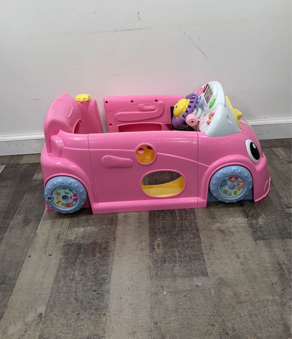 secondhand Fisher Price Laugh & Learn Crawl Around Car, -pink