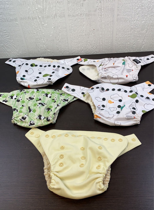 used BUNDLE GroVia Cloth Diapers