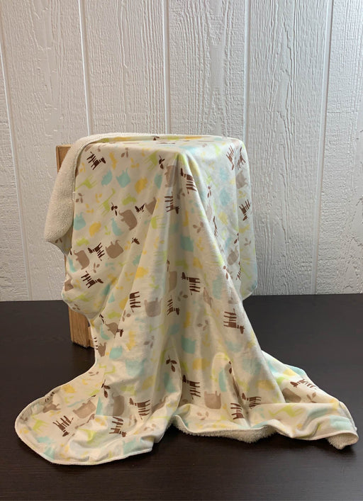 used Chickpea Sherpa Baby Blanket