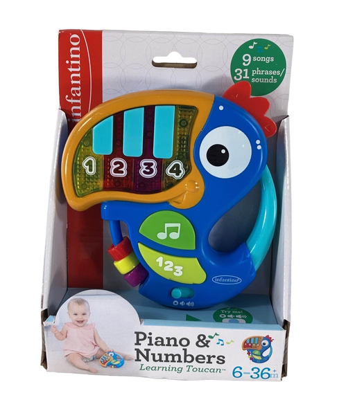 used Infantino Go gaga! Piano & Numbers Learning Toucan