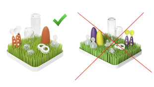 Shop Boon Grass Countertop Drying Rack, Gray, 1 pack at GoodBuy Gear