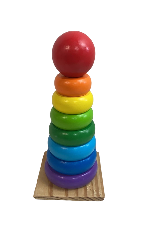 used Melissa & Doug Rainbow Stacker Classic Toy