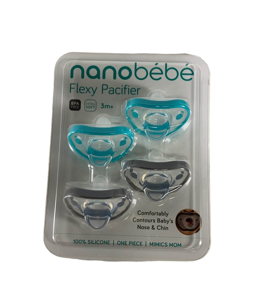 Navi Pacifier Nanobébé Flexy Pacifier 4 Pack