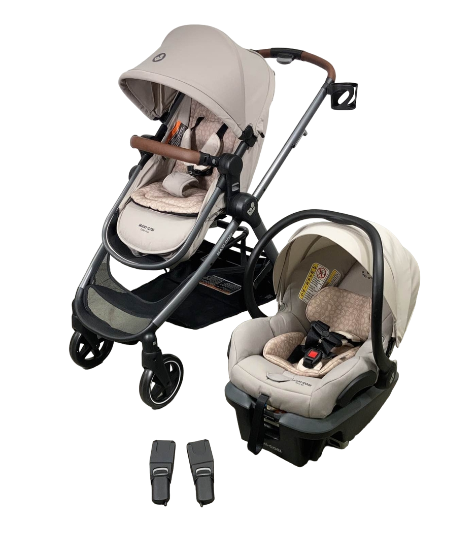 Maxi-Cosi Zelia Max 5-in-1 Modular Travel System, Topia Tan, 2022