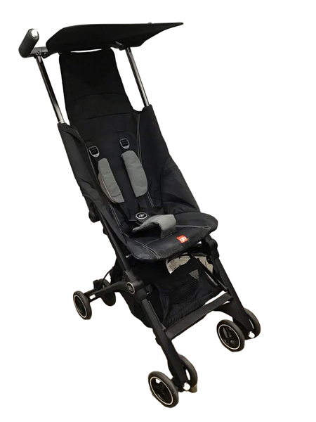 Gb pockit stroller satin black sales