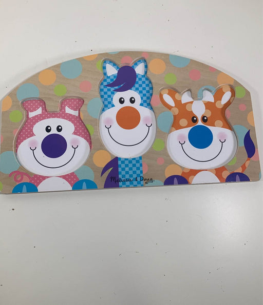 used Melissa & Doug Jumbo Knob Puzzle