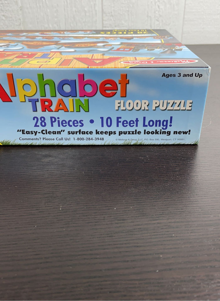 Melissa & Doug Alphabet Train Floor Puzzle, 28 Piece