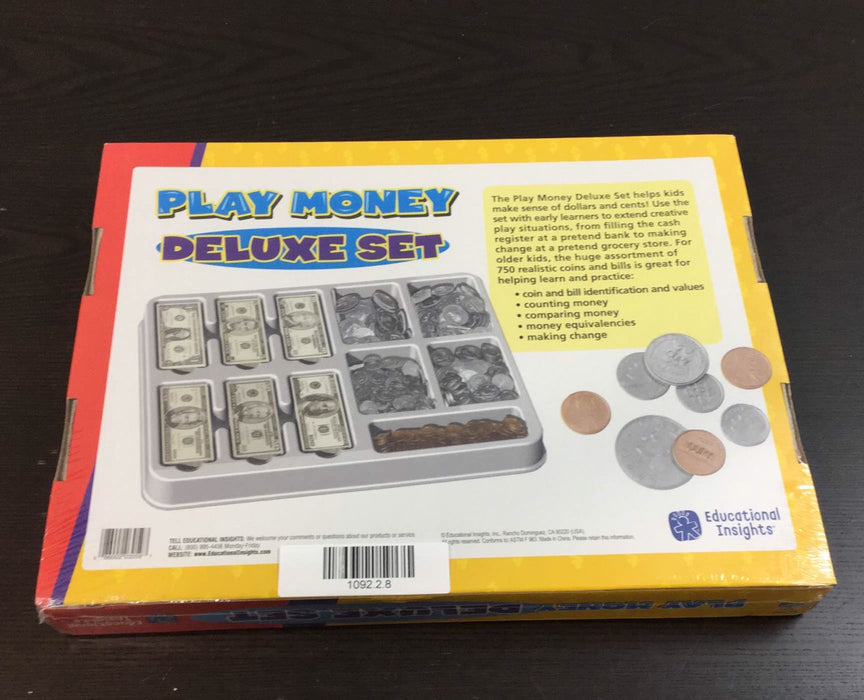 secondhand Educational Insights Play Money Deluxe Set