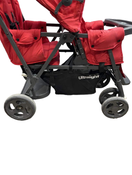 secondhand Joovy Caboose Ultralight Graphite Stroller, 2016, Red