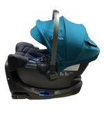 secondhand Nuna PIPA rx Infant Car Seat with RELX Base, 2022, Lagoon