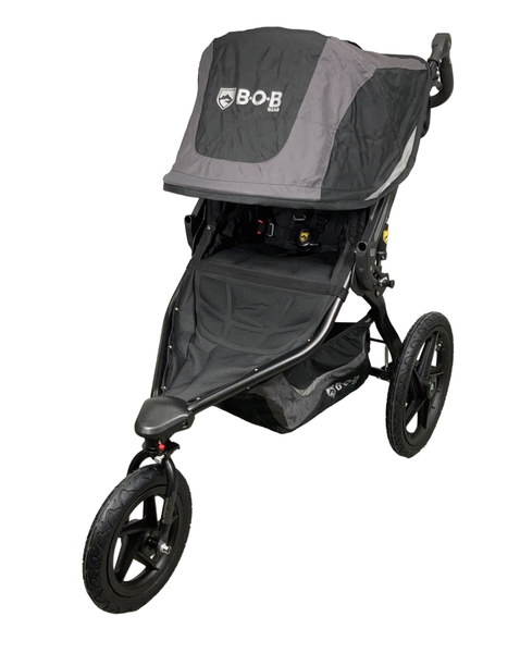 BOB Revolution Flex 3.0 Single Jogging Stroller, 2022, Graphite Black