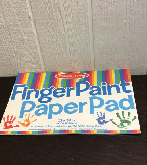 used Melissa & Doug Finger Paint Paper Pad
