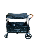 secondhand Wonderfold X2 Push + Pull Double Stroller Wagon, Stealth Black, 2022