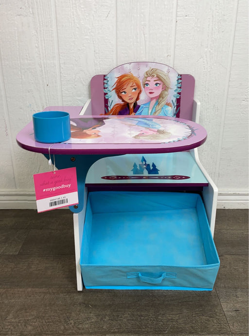 secondhand Delta Children Chair Desk with Storage Bin