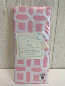 used Pottery Barn Kids Fitted Crib Sheet, Peyton Geo Pink