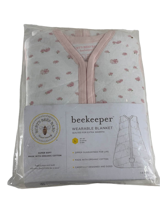 used Burt's Bees Baby Beekeeper Wearable Blanket, Large, 1.5 TOG (Medium Weight), Bloom