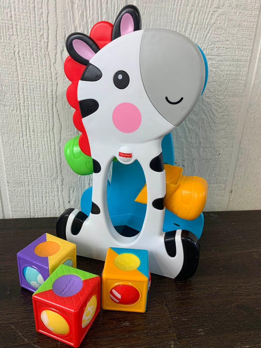 Shop Fisher Price Roller Blocks Tumblin’ Zebra at GoodBuy Gear