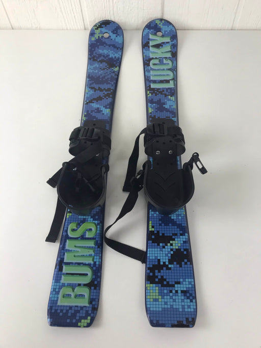 used Lucky Bums Kids Beginner Skis