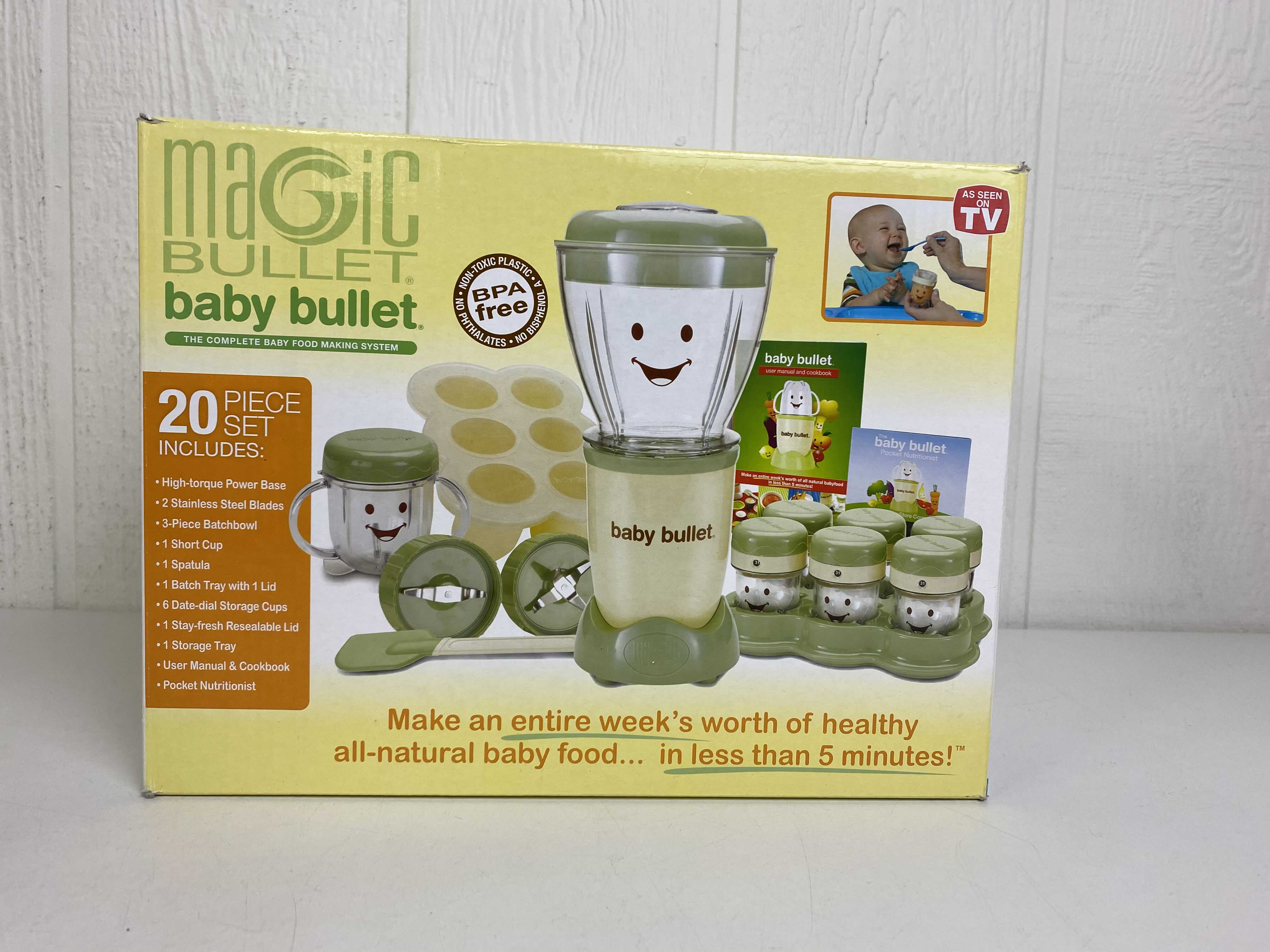 MAGIC BULLET BABY BULLET Baby Food Making System Set