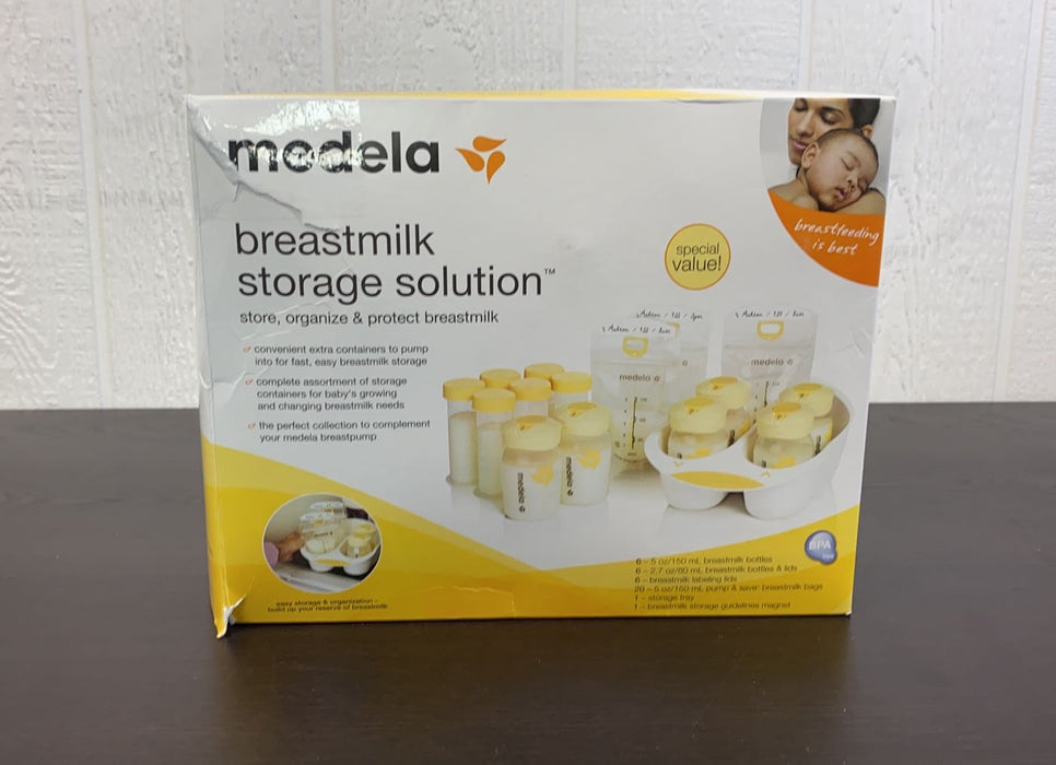 used Medela Breast milk Storage Solution