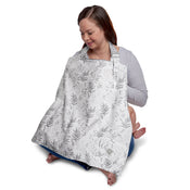 Shop Boppy Nursing Cover, Grey Ferns at GoodBuy Gear