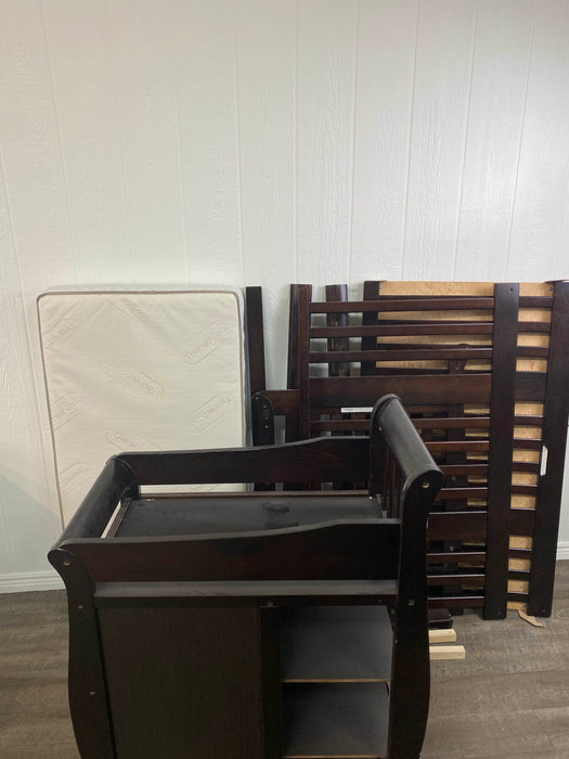 used Stork Craft Portofino 4-in-1 Convertible Crib and Changer