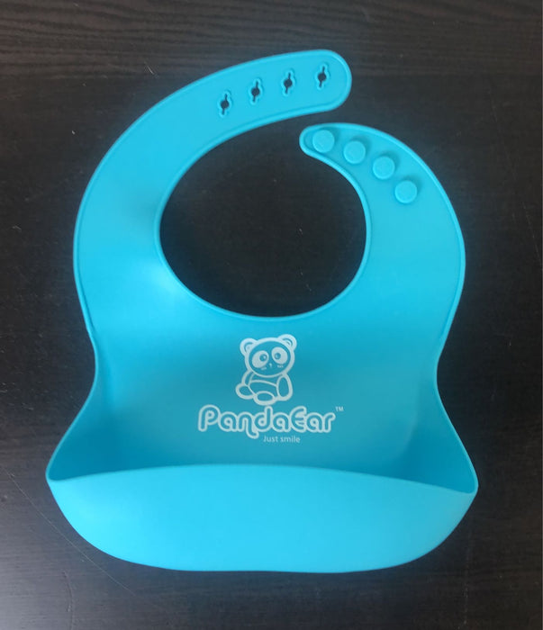 secondhand PandaEar Silicon Bib, Set of 2