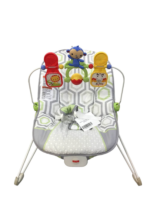 used Fisher Price Baby Bouncer, Geo Meadow