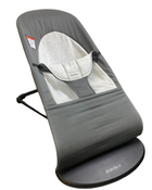 secondhand BabyBjorn Bouncer Balance, Dark Grey/Grey, Black Frame