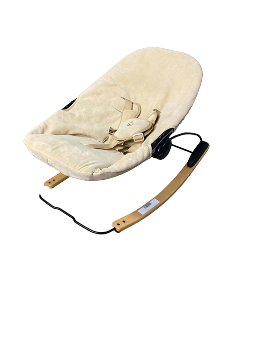 used Bloom Coco Go 3-in-1 Bouncer, Natural Wood, Coconut White Organic