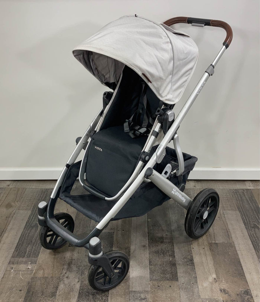 UPPAbaby VISTA Stroller, Bryce (White Marl), 2019