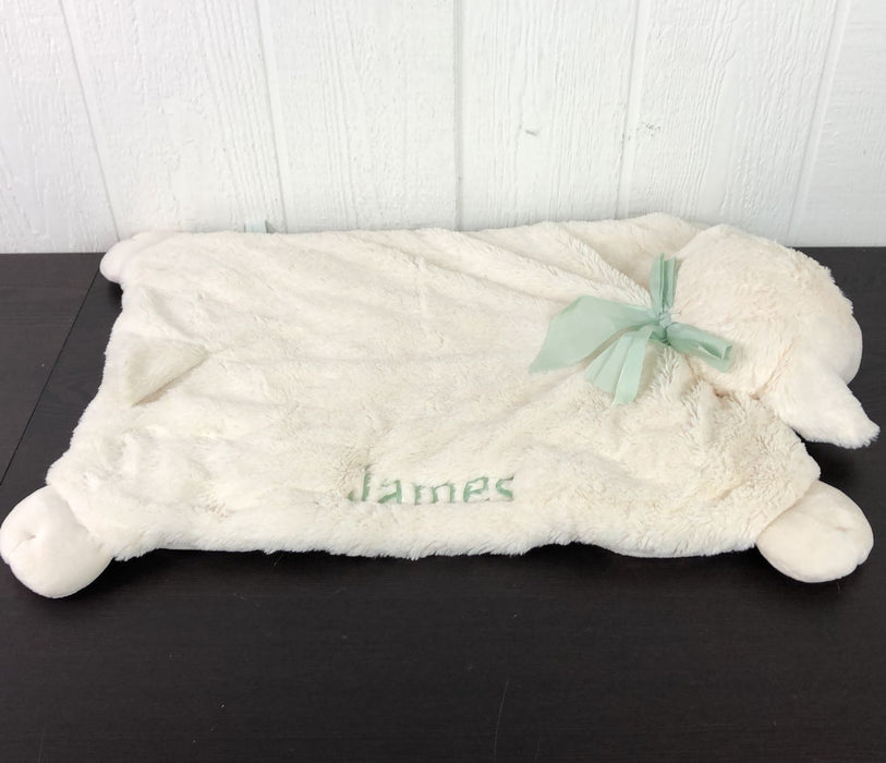 secondhand Bearington Plush Animal Play Mat, Personalized “James”