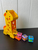 used Fisher Price Peek-a-Blocks Tumblin' Sounds Giraffe