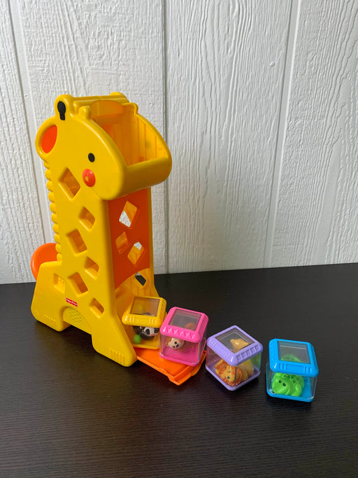 used Fisher Price Peek-a-Blocks Tumblin' Sounds Giraffe