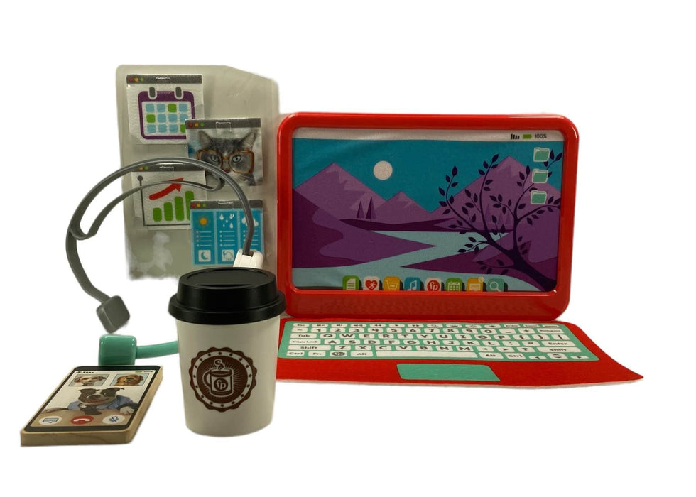 secondhand Fisher Price Work From Home Office Playset