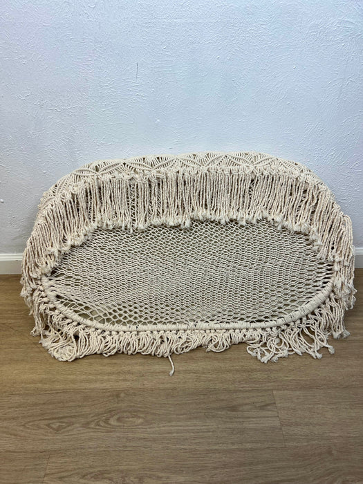 secondhand Hanging Macrame Hammock Cradle