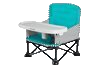 used Summer Infant Pop 'n Sit Portable Booster, SE, Aqua Sugar