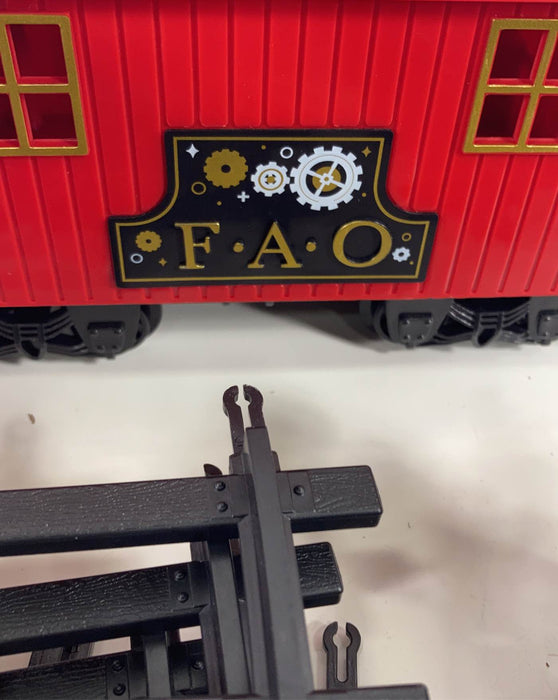 secondhand FAO Schwarz 75-Piece Motorized Train Set