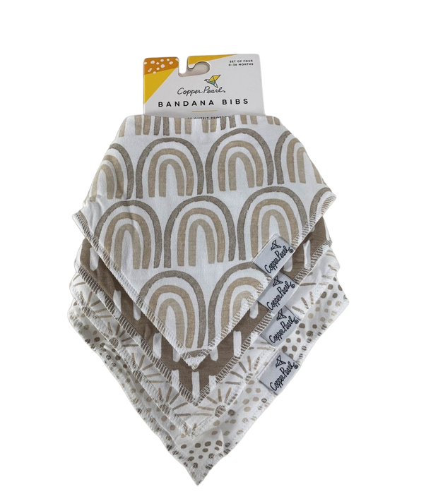 used Copper Pearl Bandana Bibs 4-Pack