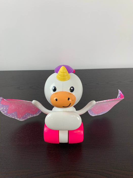 secondhand Fisher Price Push And Flutter Unicorn